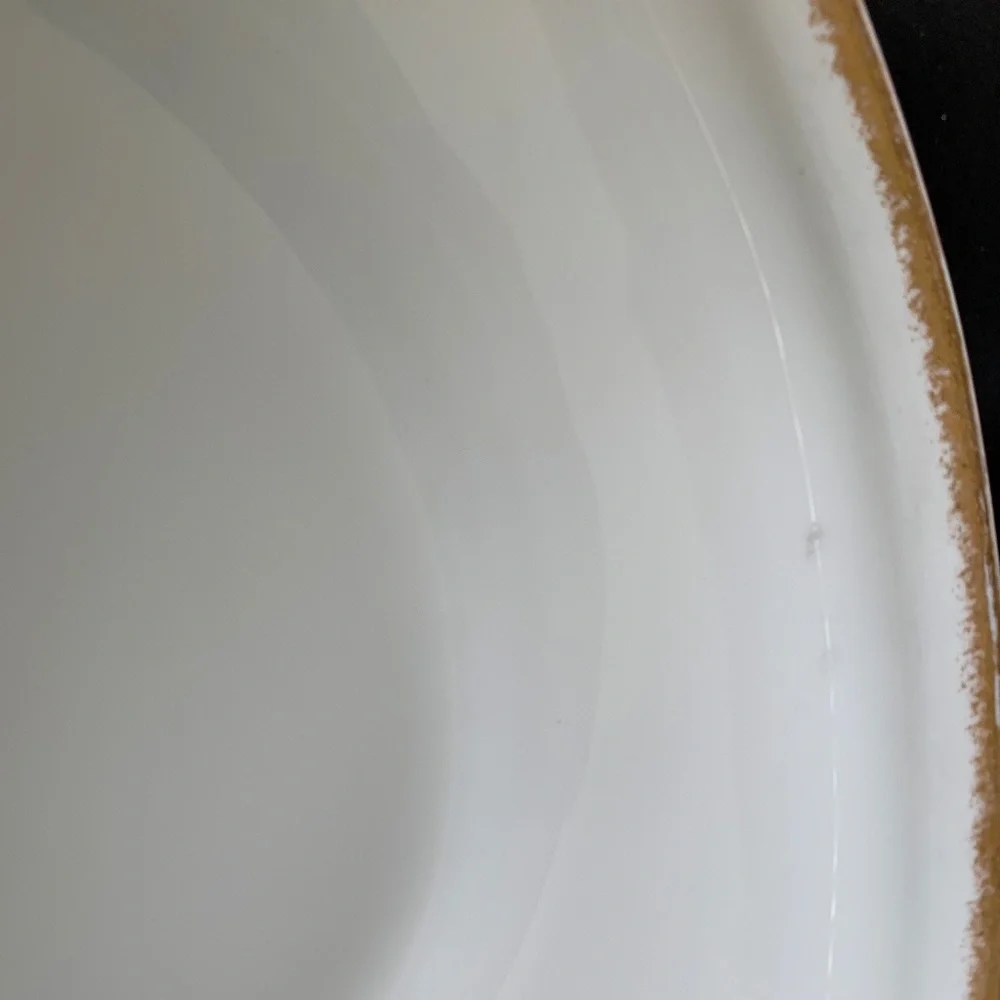 Vintage Limoges France Theodore Haviland Claridge Gold Trim Covered Serving Dish